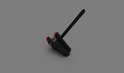 Toon details voor LEFT SLIDING WEDGE WHEEL LOCK G.SLIDE Afbeelding van LEFT SLIDING WEDGE WHEEL LOCK G.SLIDE