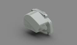 Toon details voor LEFT END COVER F80 S TITANIUM Afbeelding van LEFT END COVER F80 S TITANIUM