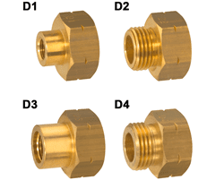 Toon details voor EURO FILLING KIT D WITH ADAPTERS D1-D4 Afbeelding van EURO FILLING KIT D WITH ADAPTERS D1-D4