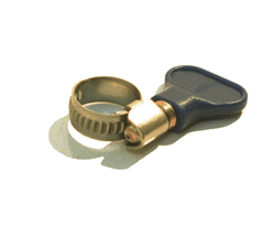 Toon details voor SLANGKLEM MET VLEUGELMOER Afbeelding van SLANGKLEM MET VLEUGELMOER