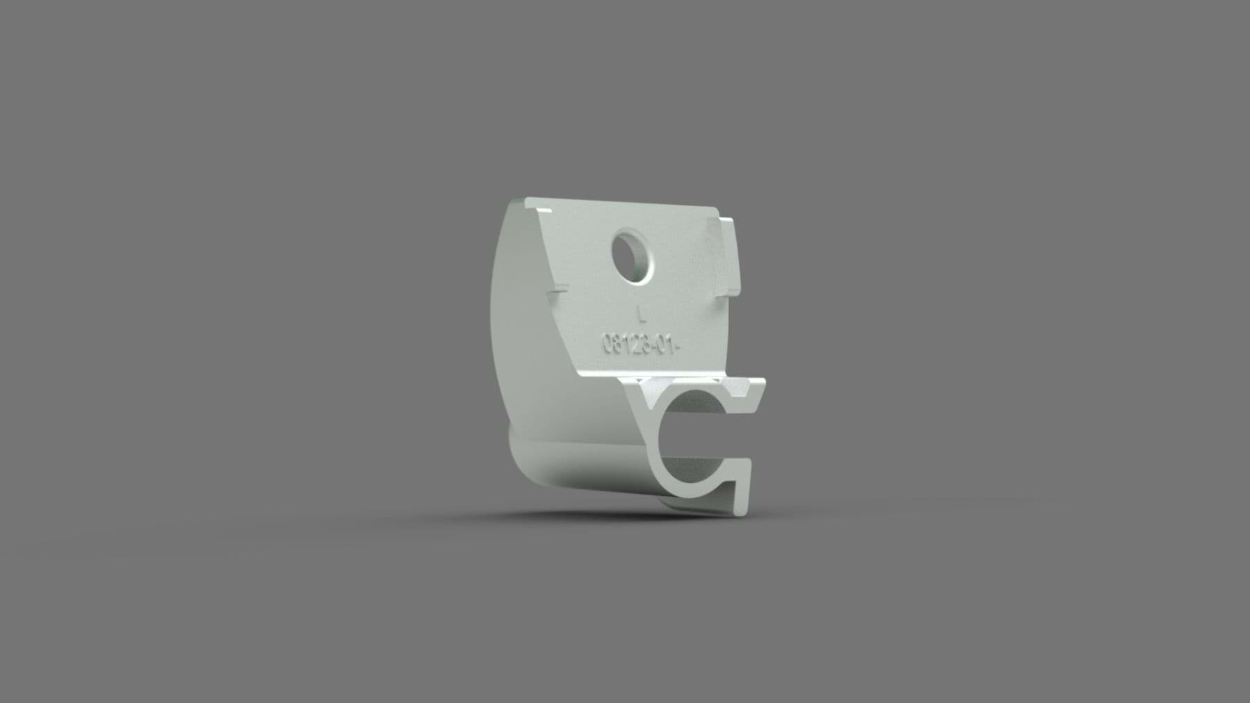 Afbeelding van FIXING KIT FOR LEFT LEG F80L ALU