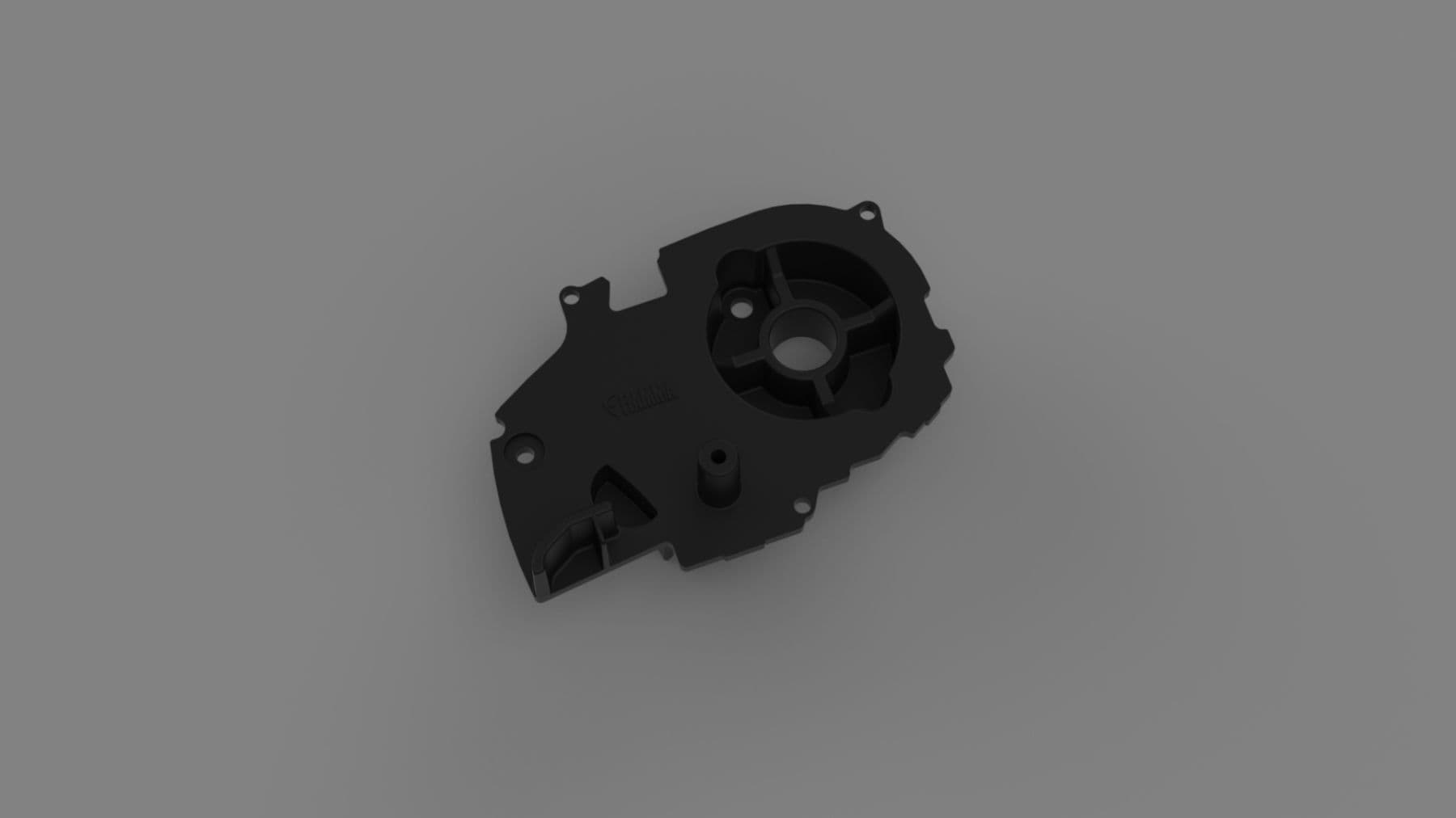 Afbeelding van LEFT END CAP F80L DEEP BLACK
