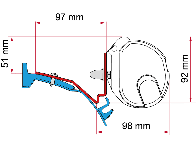 Afbeelding van KIT F35 FORD CUSTUM CAPLAND/CAPFUN L2