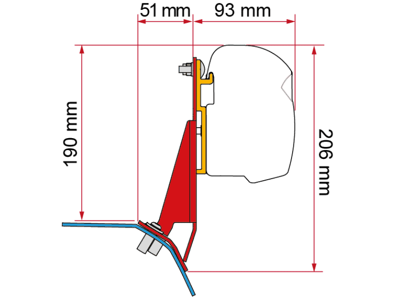 Afbeelding van KIT FORD CUSTOM V710 F45 + F43