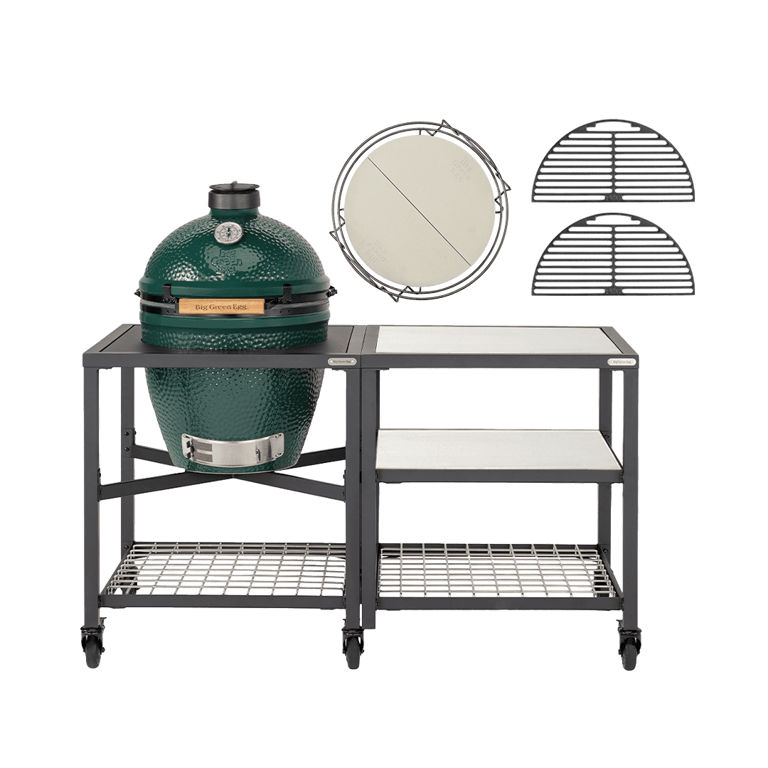Afbeelding van BIG GREEN EGG LARGE OUTDOOR KITCHEN RVS