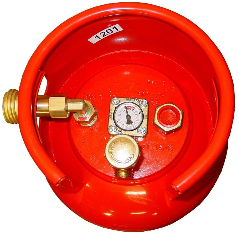 Afbeelding van STALEN LPG FLES MET ACME AANSLUITING