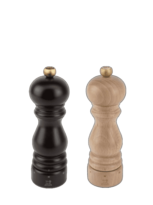 Afbeelding van PEUGEOT PARIS DUO PEPER + ZOUTMOLEN U SELECT CHOCOLADE / NATUREL 18 CM