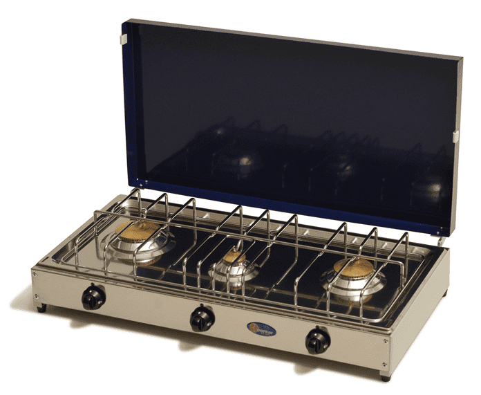 Afbeelding van PARKER 3 PITS CAMPING KOOKTOESTEL MET DEKSEL 