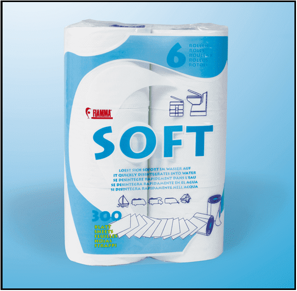 Afbeelding van FIAMMA SOFT TOILETPAPIER - PAK 6 ROLLEN
