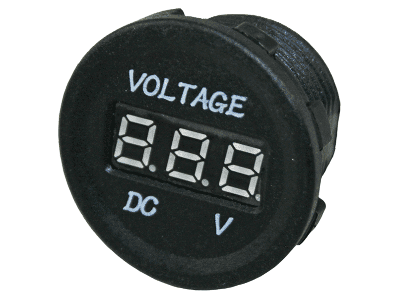 Afbeelding van POWERLINE VOLTMETER 10-30V