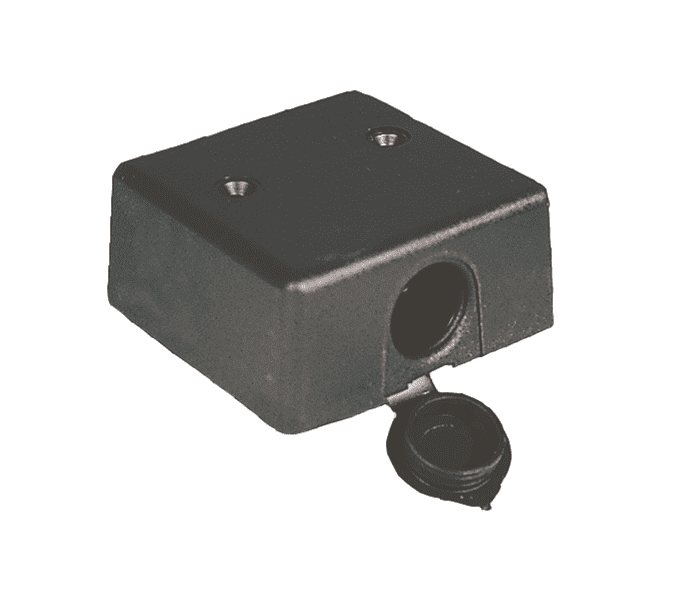 Afbeelding van STEKKERDOOS STANDAARD 12 VOLT MET DEKSEL OPBOUW