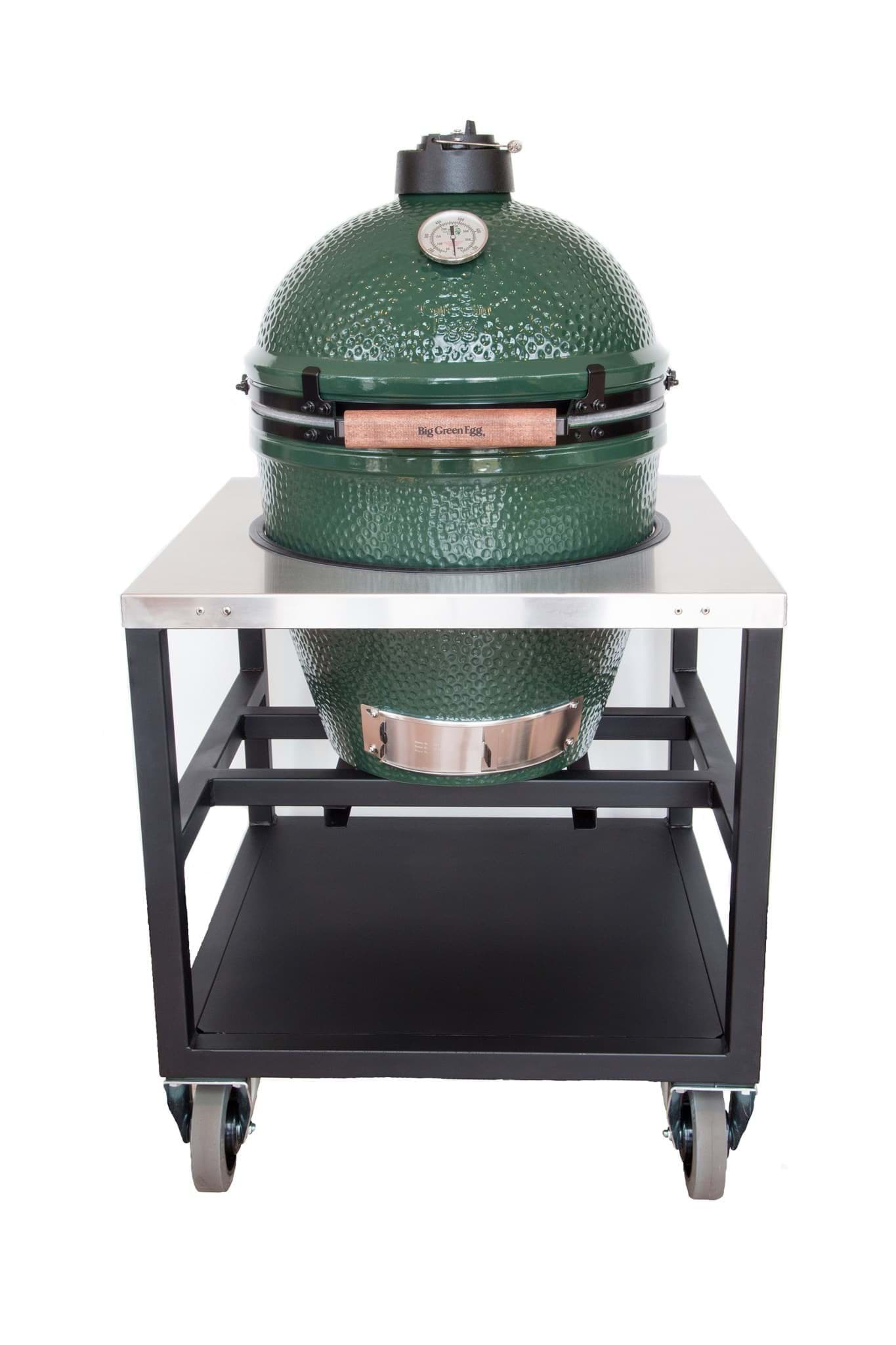 ideologie teksten Oprechtheid BIG GREEN EGG RVS TAFEL | Badé - Outdoor Living