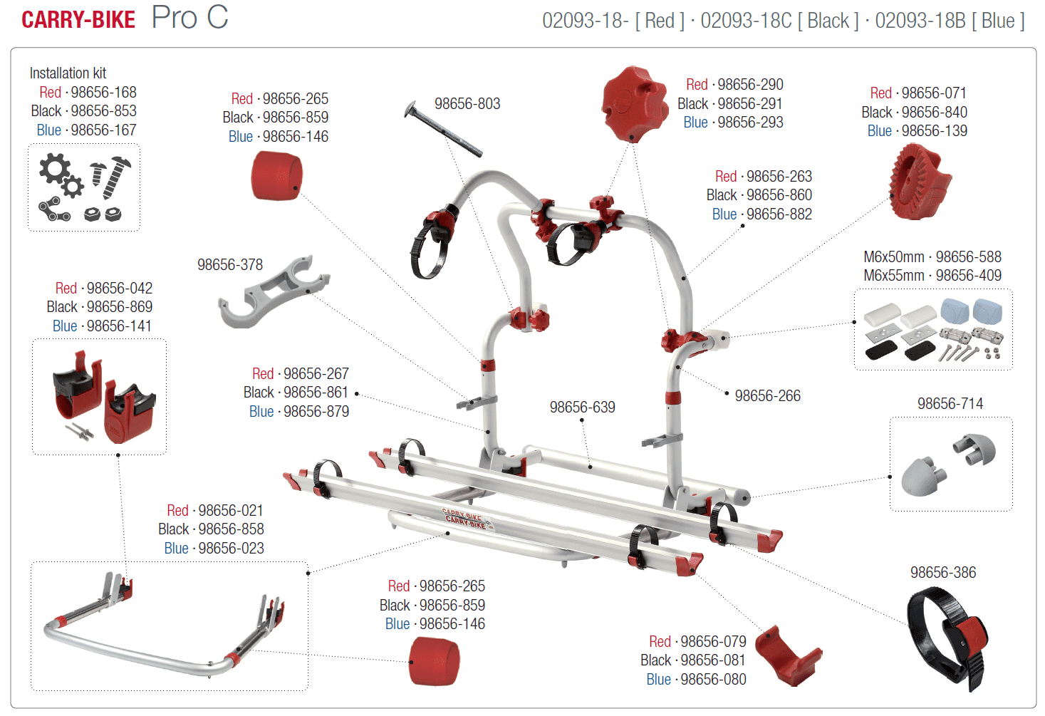 Afbeelding voor categorie Carry-bike pro C 02093-18(-/C/B)