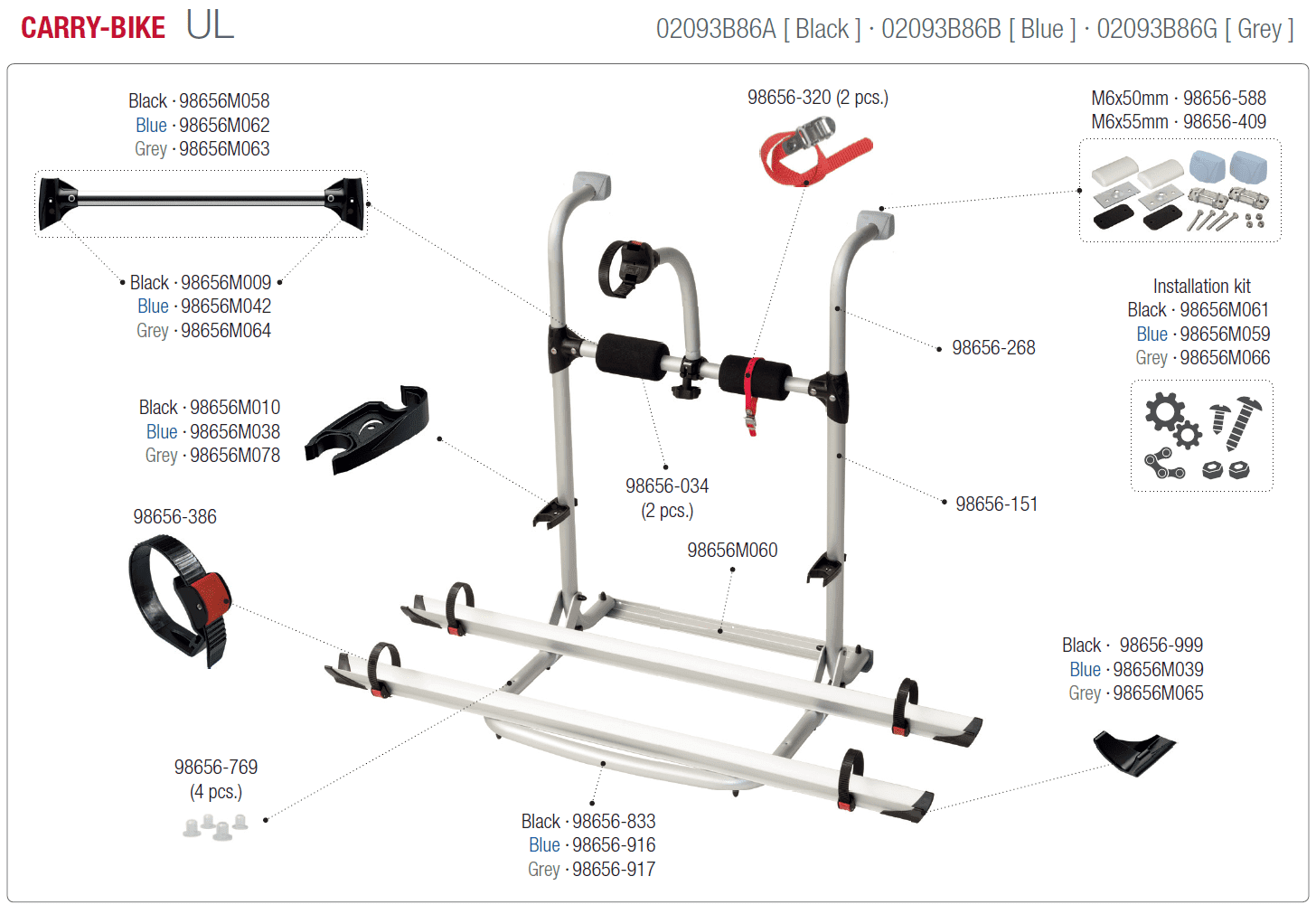 Afbeelding voor categorie Carry-bike UL 02093B86(A/B/G)