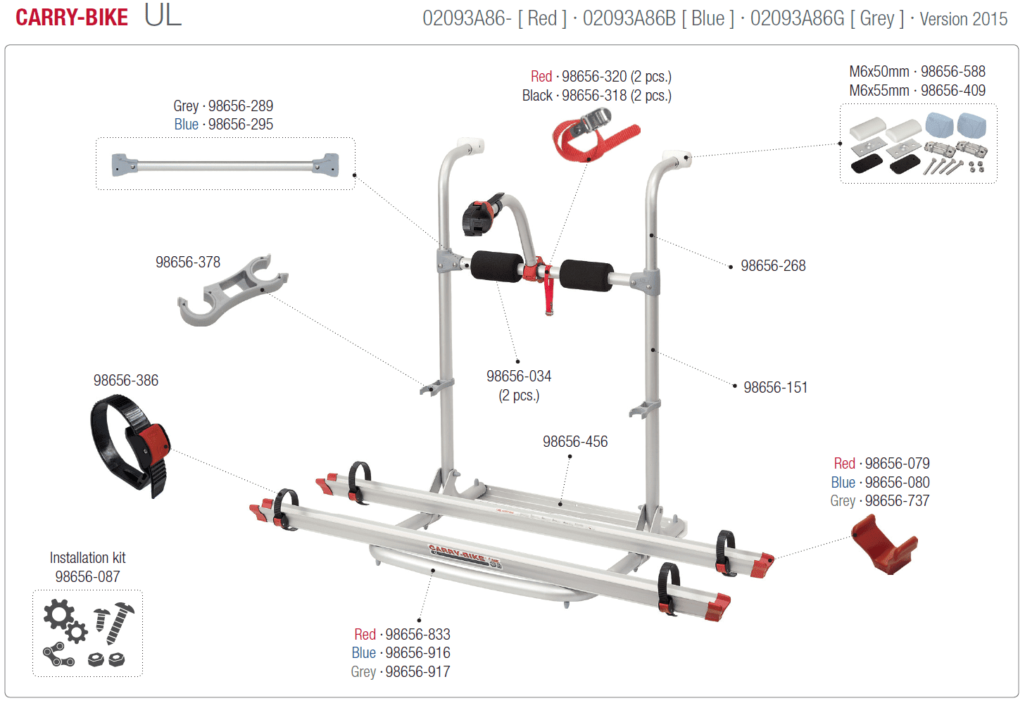 Afbeelding voor categorie Carry-bike UL Version 2015 02093A86(-/B/G)