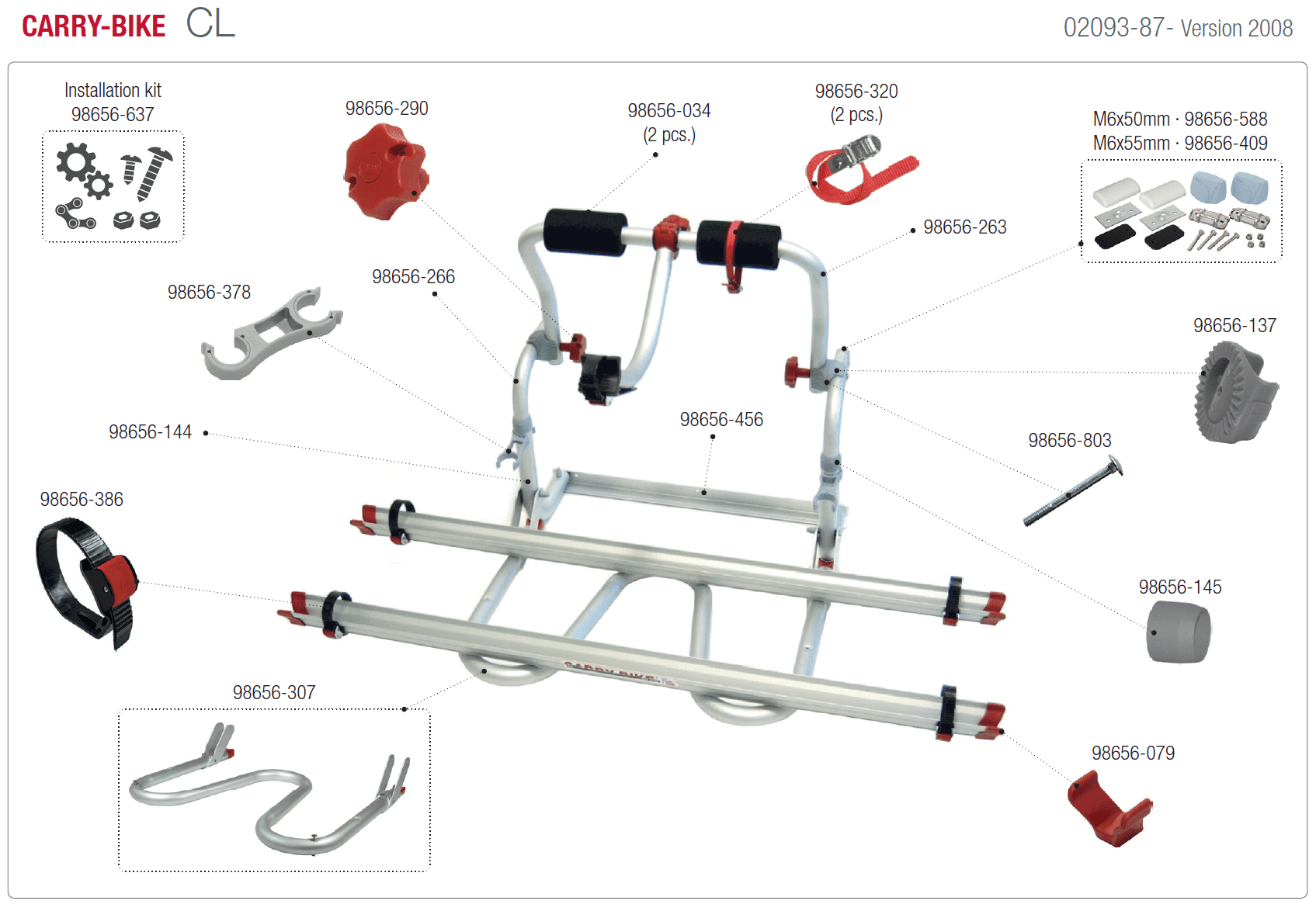 Afbeelding voor categorie Carry-bike CL Version 2008 02093-87-