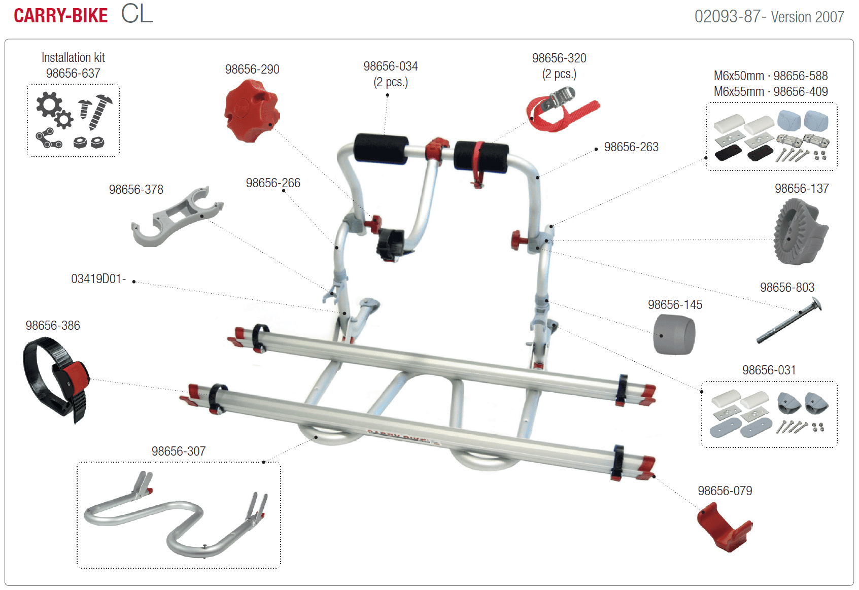 Afbeelding voor categorie Carry-bike CL Version 2007 02093-87-
