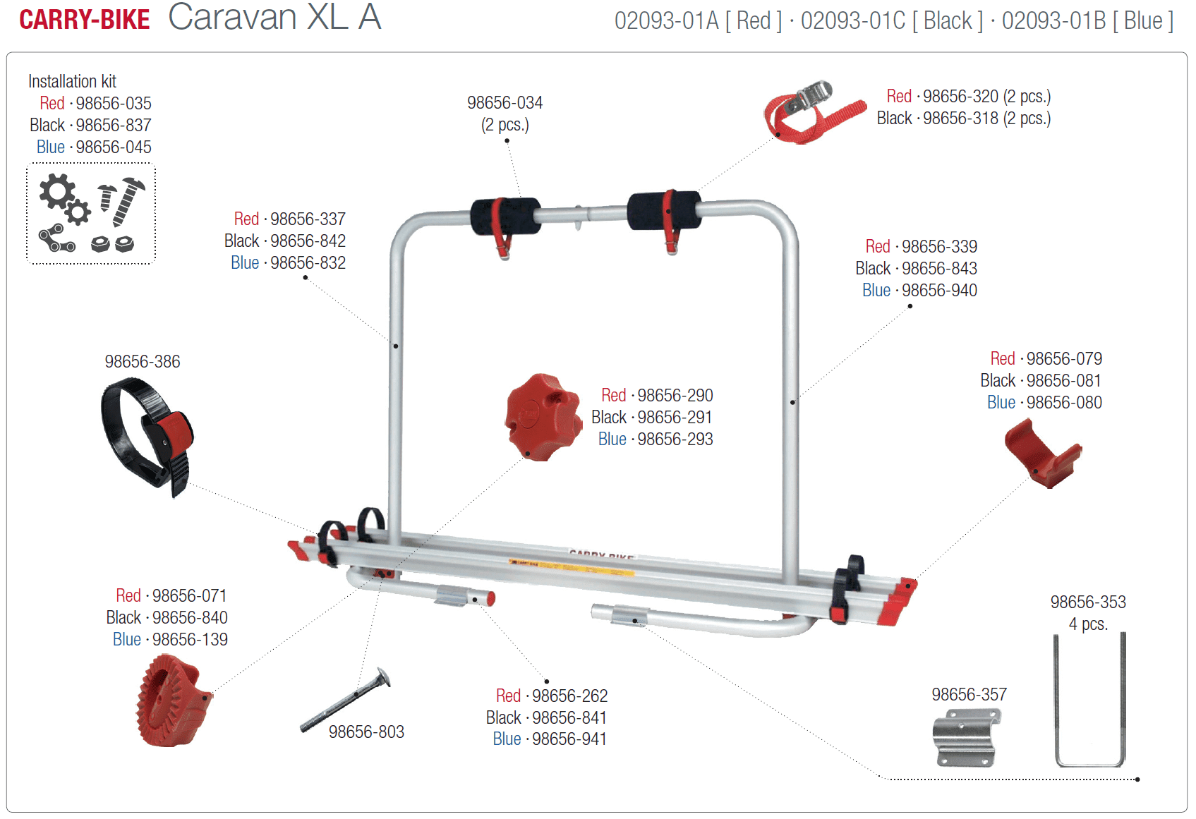 Afbeelding voor categorie Carry-bike Caravan XL A 02093-01(A/C/B)