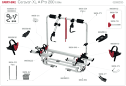 Afbeelding voor categorie Carry-bike Caravan XL A Pro 200 E-bike 02093E32A
