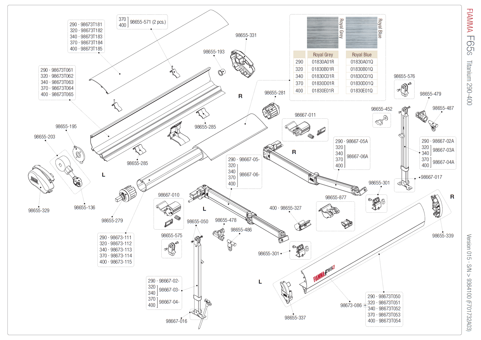 Afbeelding voor categorie F65s Titanium 290-400 (version 015)