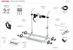 Afbeelding voor categorie Carry-bike Caravan Hobby 02093-77-