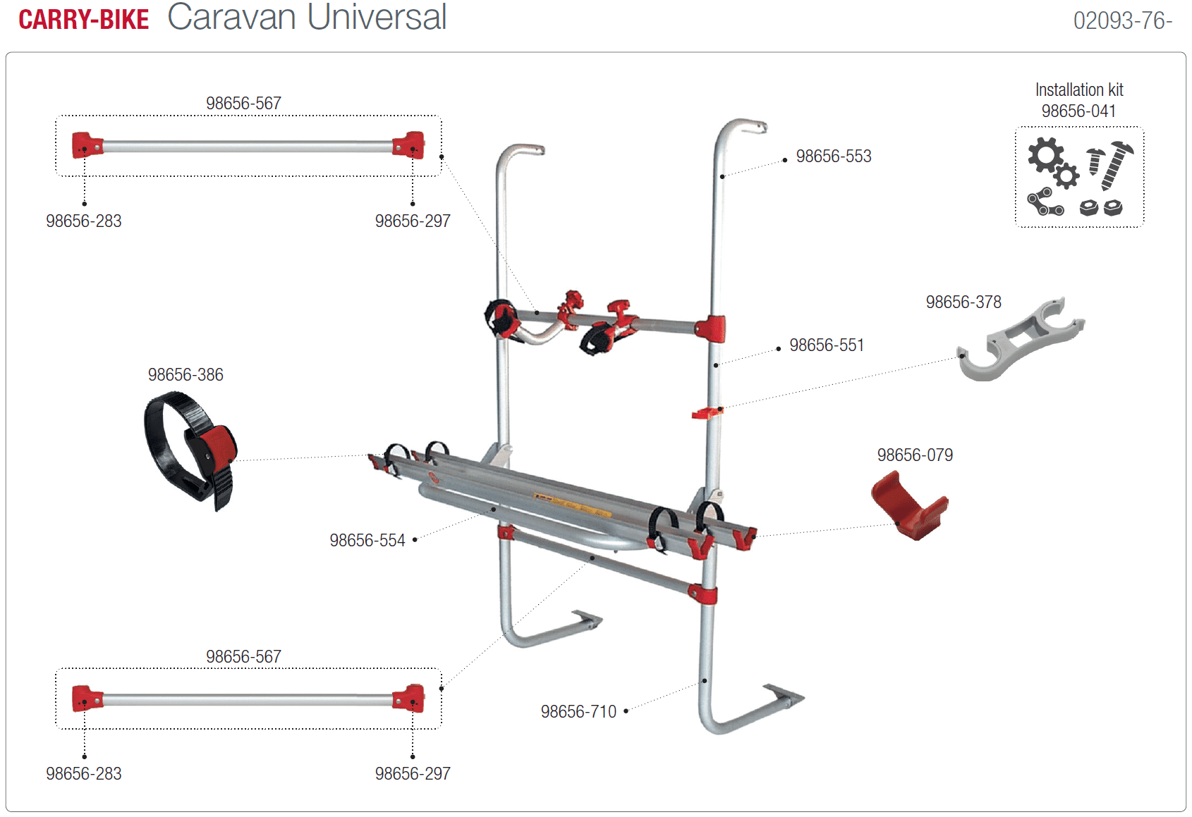 Afbeelding voor categorie Carry-bike Caravan Universal 02093-76-