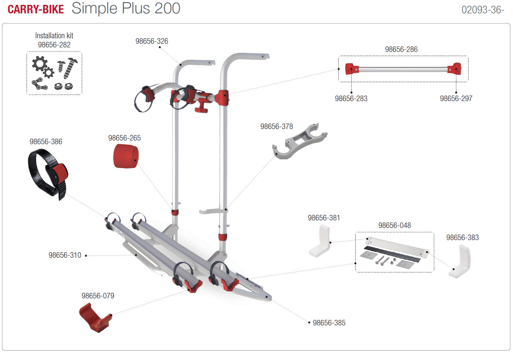 Afbeelding voor categorie Carry-bike Simple Plus 200 02093-36-