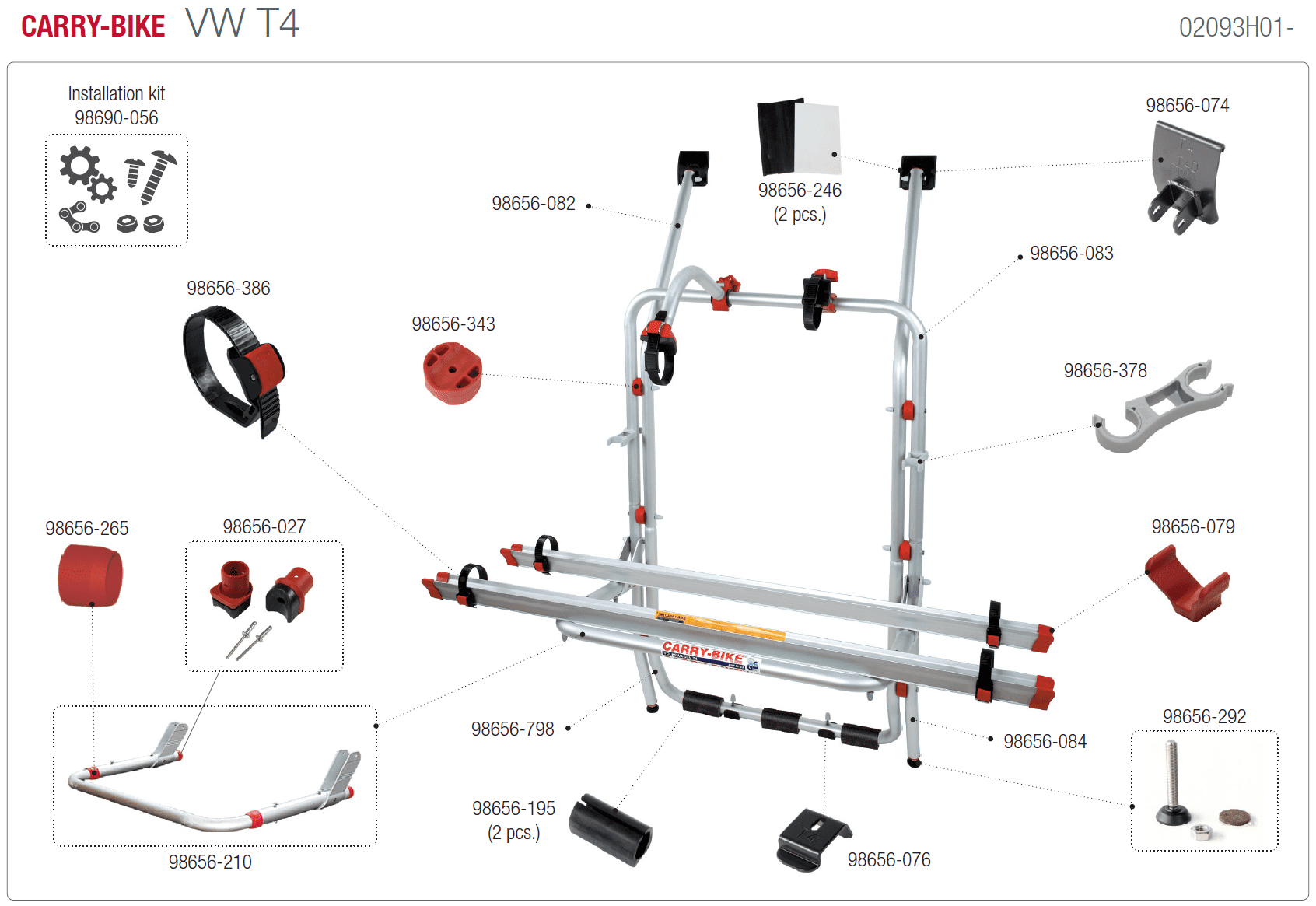 Afbeelding voor categorie Carry-bike VW T4 02093H01-