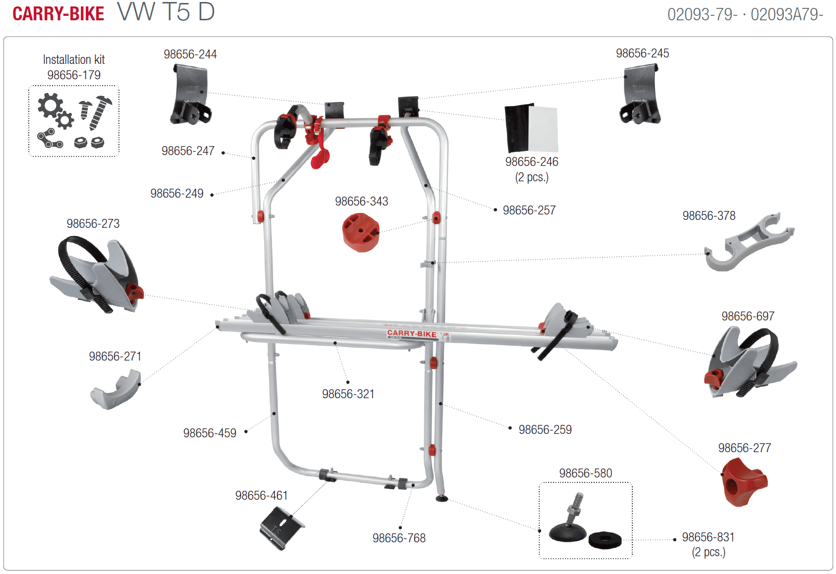 Afbeelding voor categorie Carry-bike VW T5 D 02093(-/A)79-