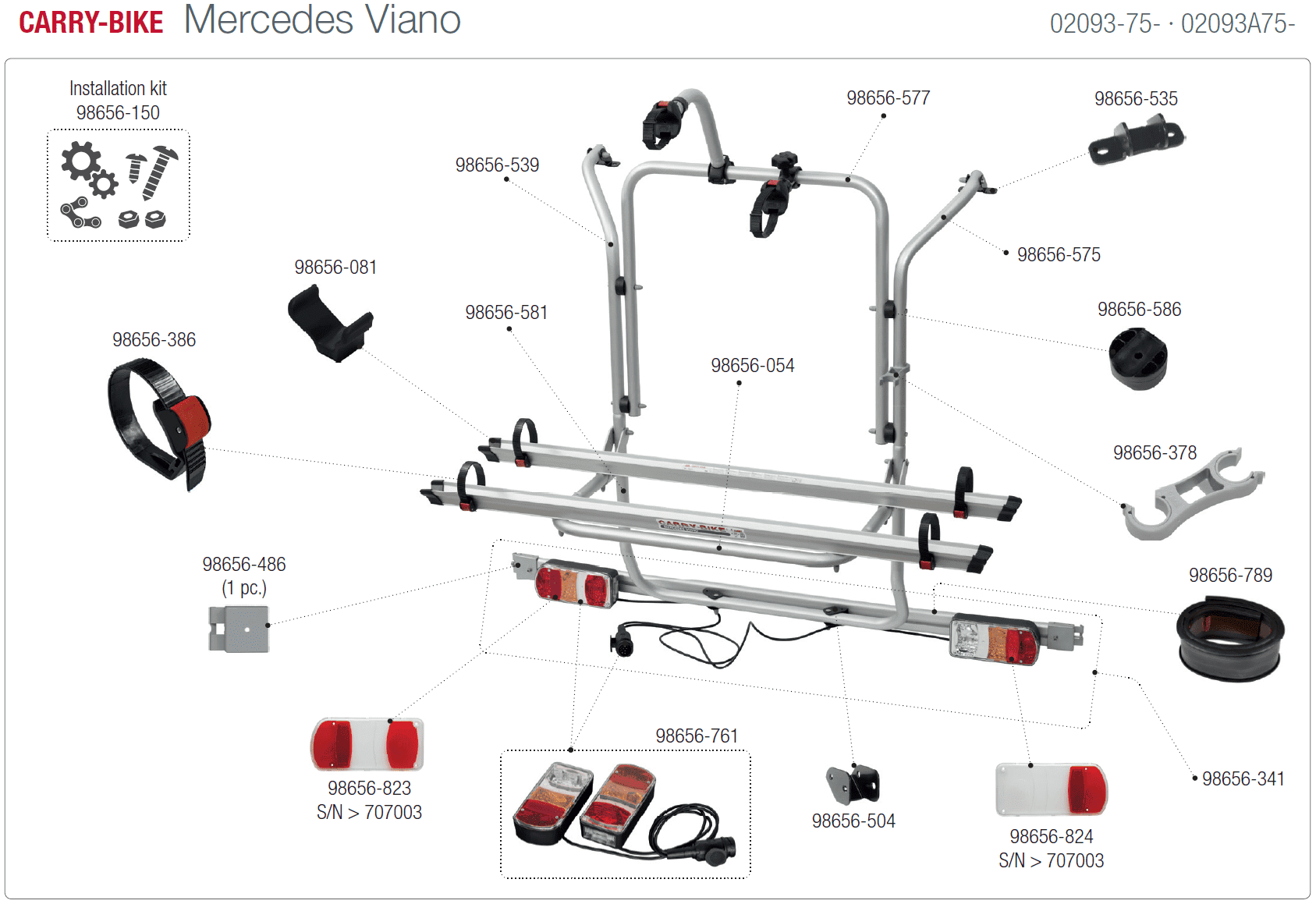 Afbeelding voor categorie Carry-Bike Mercedes Viano 02093(-/A)75-