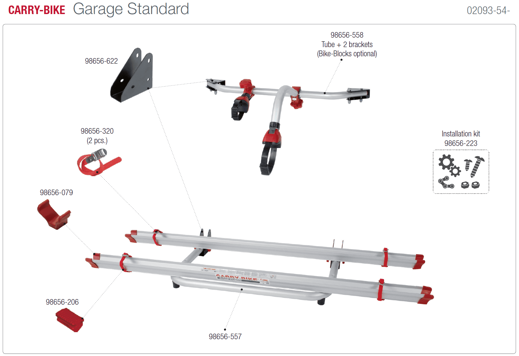 Afbeelding voor categorie Carry-bike Garage Standard 02093-54-