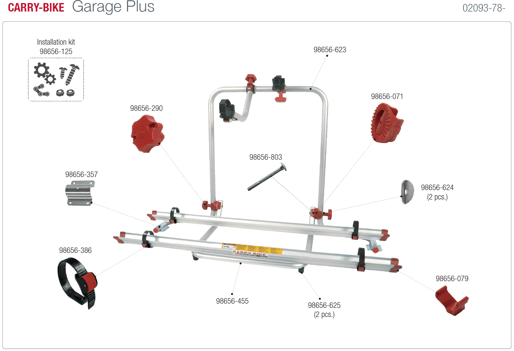 Afbeelding voor categorie Carry-bike Garage Plus 02093-78-