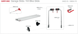 Afbeelding voor categorie Carry-bike Garage Slide / Kit Bike Slide 04822-(02-/370)