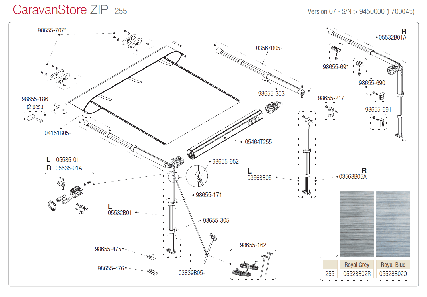 Afbeelding voor categorie CaravanStore Zip 255 (version 07)