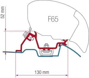 Afbeelding van KIT F80 MB SPRINTER ROOF RAIL 06/2006 - 2016 L1L2L3