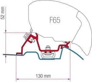 Afbeelding van KIT F80 - F65 MERCEDES SPRINTER NA 2006 ROOF RAIL