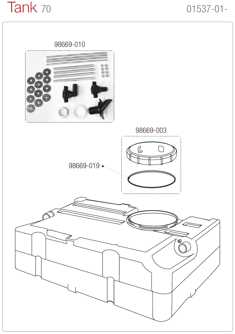 Afbeelding voor categorie Tank 70 L 01537-01-