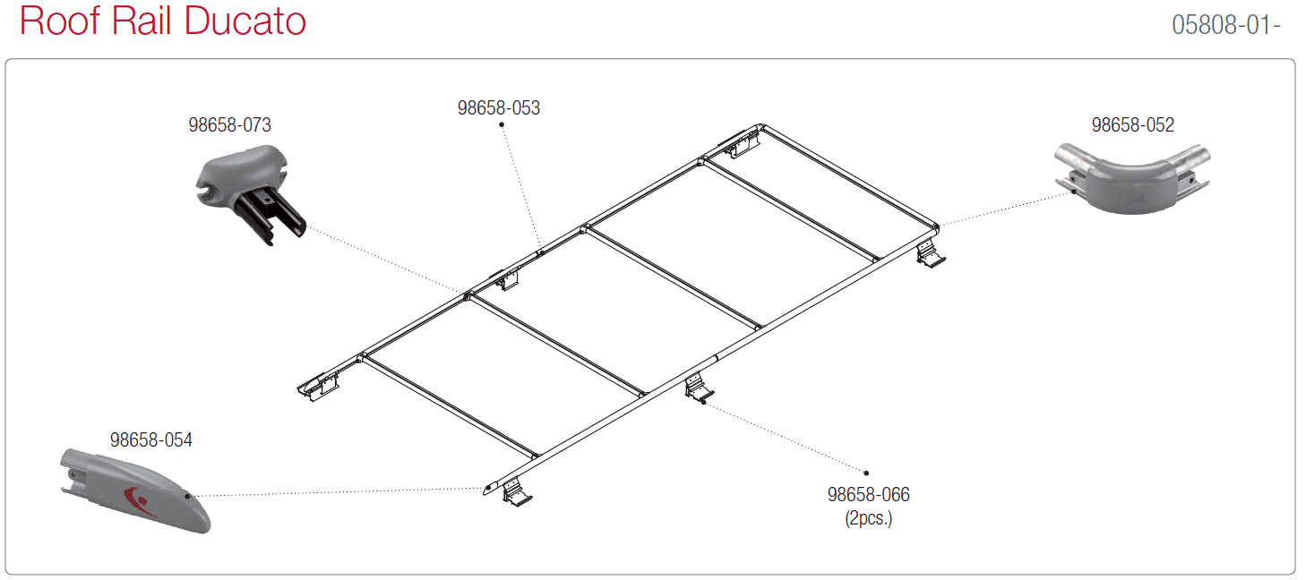 Afbeelding voor categorie Roof rail ducato 