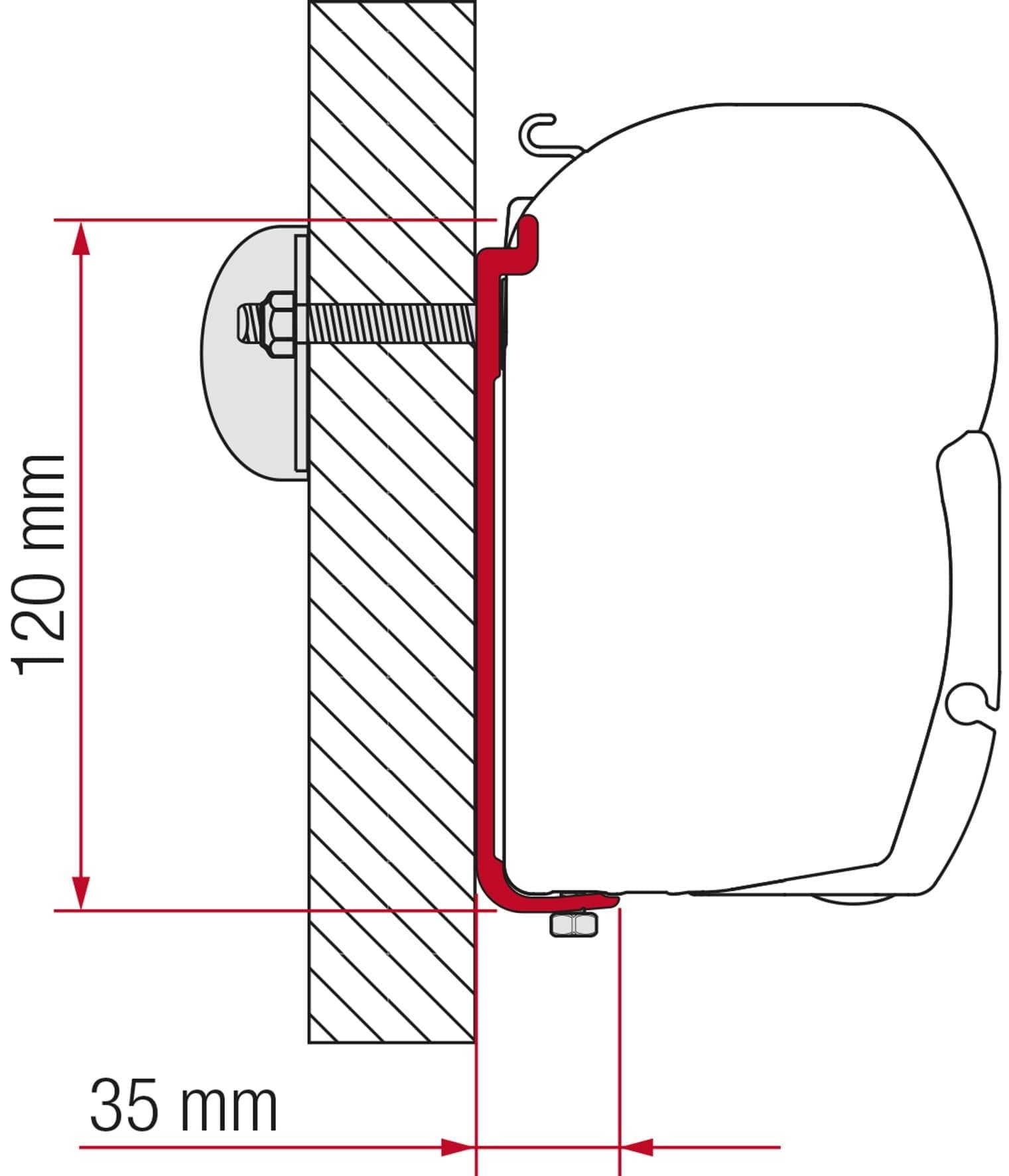 Afbeelding van FIAMMA ADAPTER F45 AS 300 - AS 350 - AS 400 - AS 450 