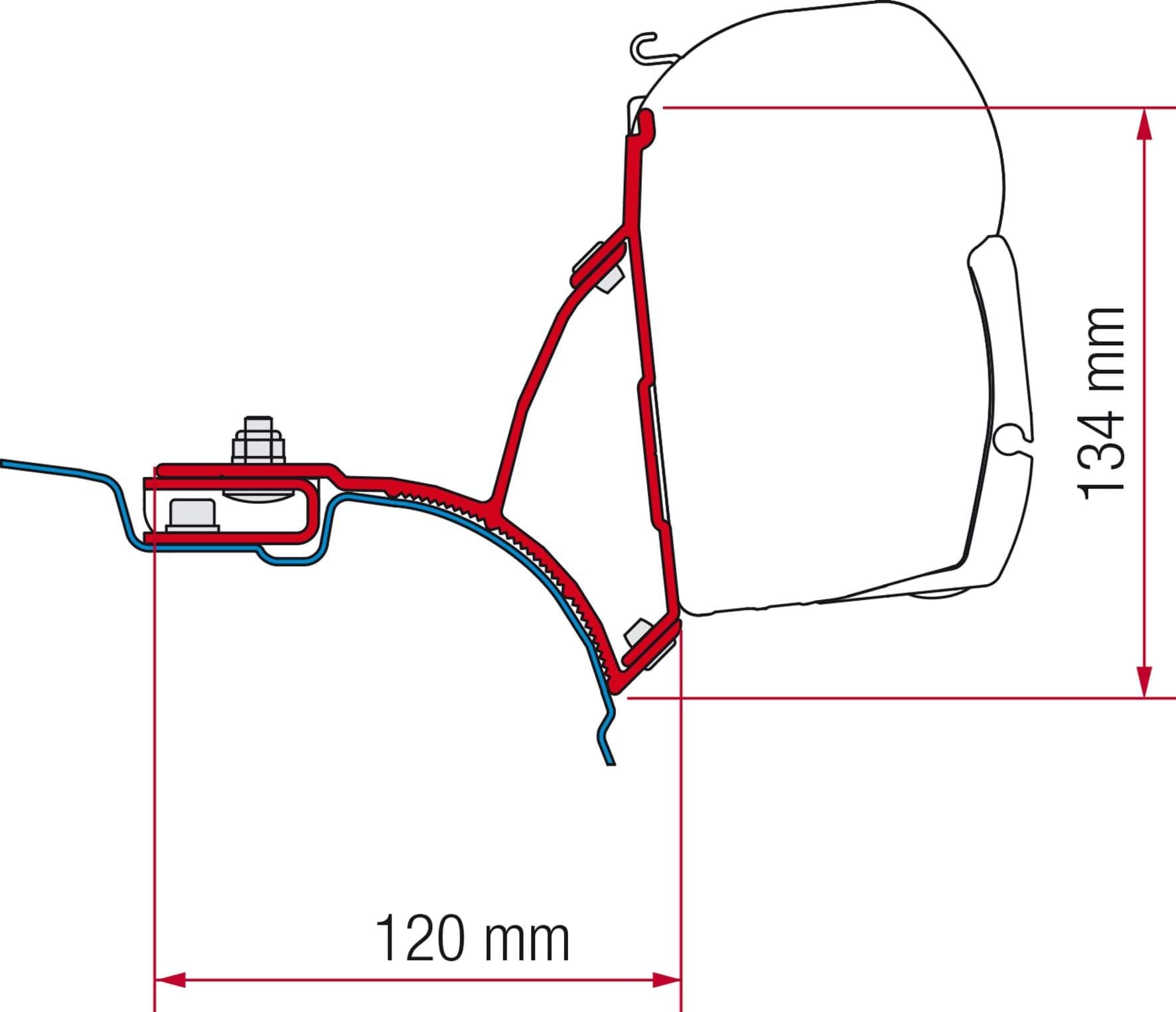 Afbeelding van FIAMMA KIT F45 VW T5 - T6 