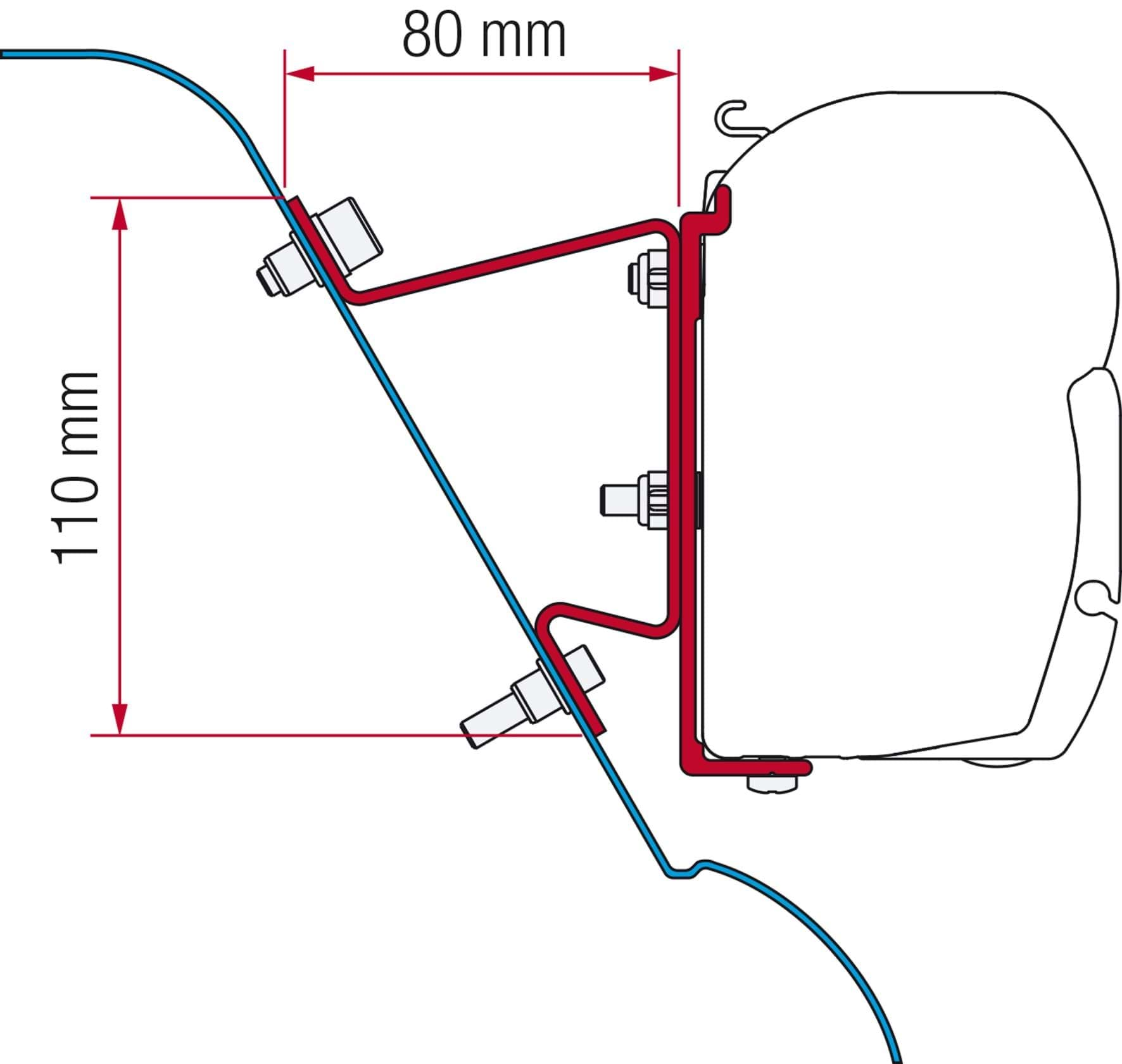 Afbeelding van FIAMMA KIT F45 MERCEDES SPRINTER H3 