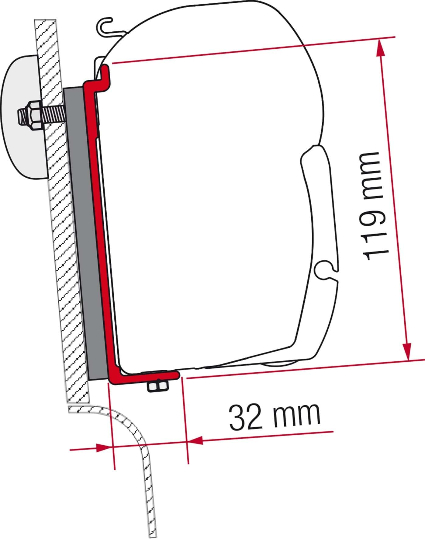 Afbeelding van FIAMMA KIT F45 F43VAN HIGH ROOF WESTFALIA 