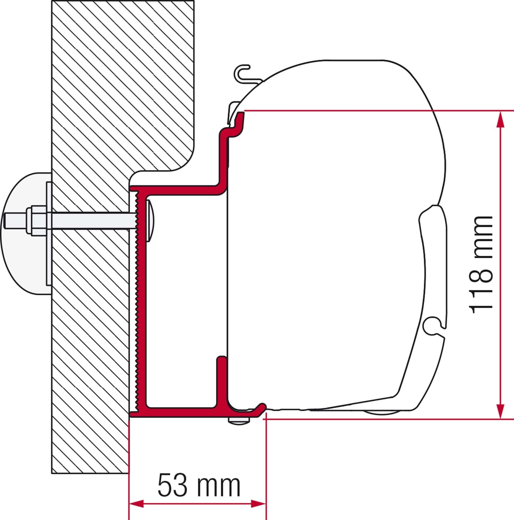 Afbeelding van FIAMMA ADAPTER F45 EURA MOBIL KARMANN 