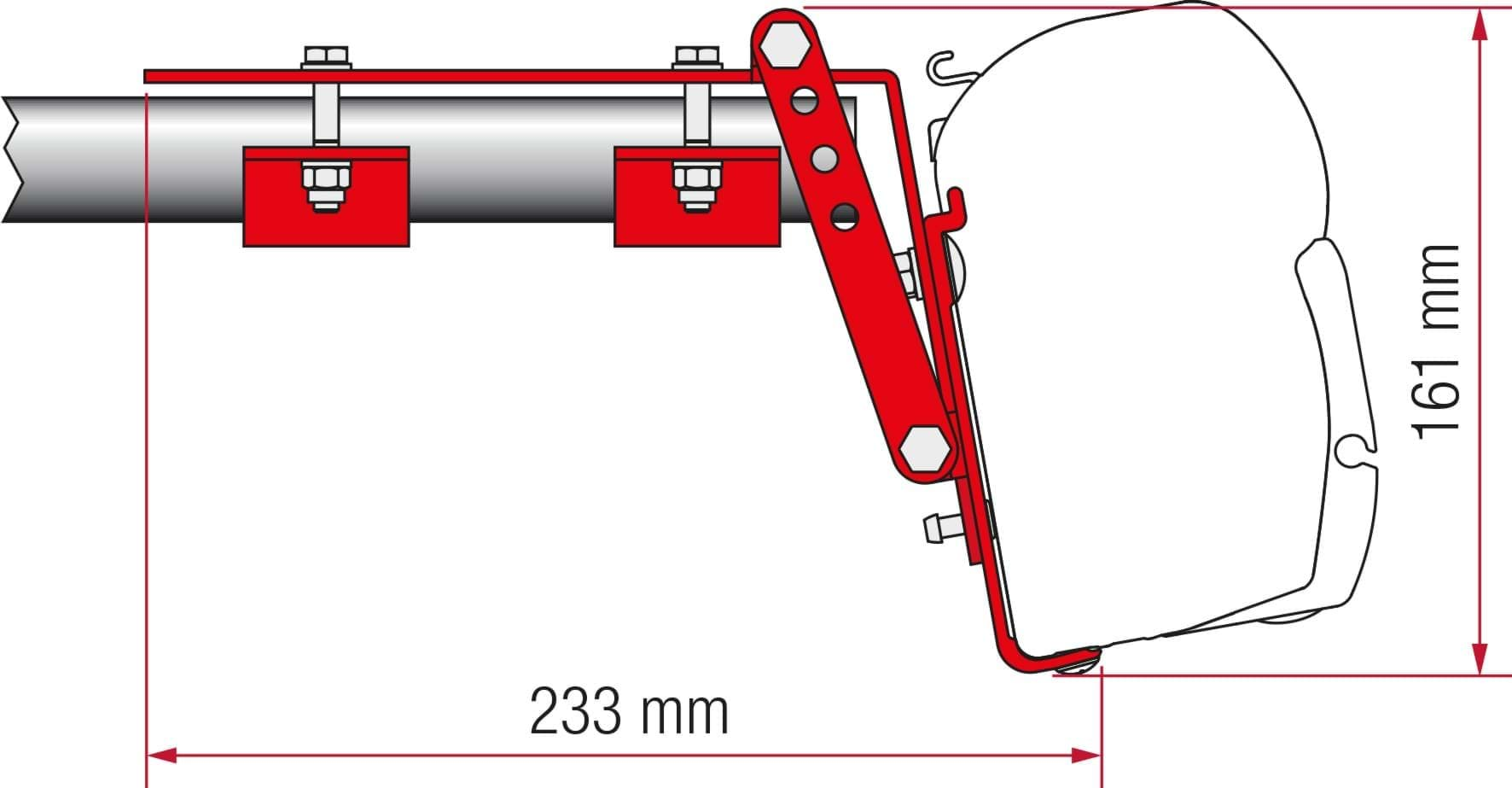 Afbeelding van FIAMMA KIT F45 ROOF RAIL 