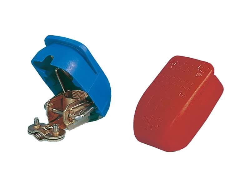 Afbeelding van SETJE ACCUKLEMMEN BLAUW/ROOD