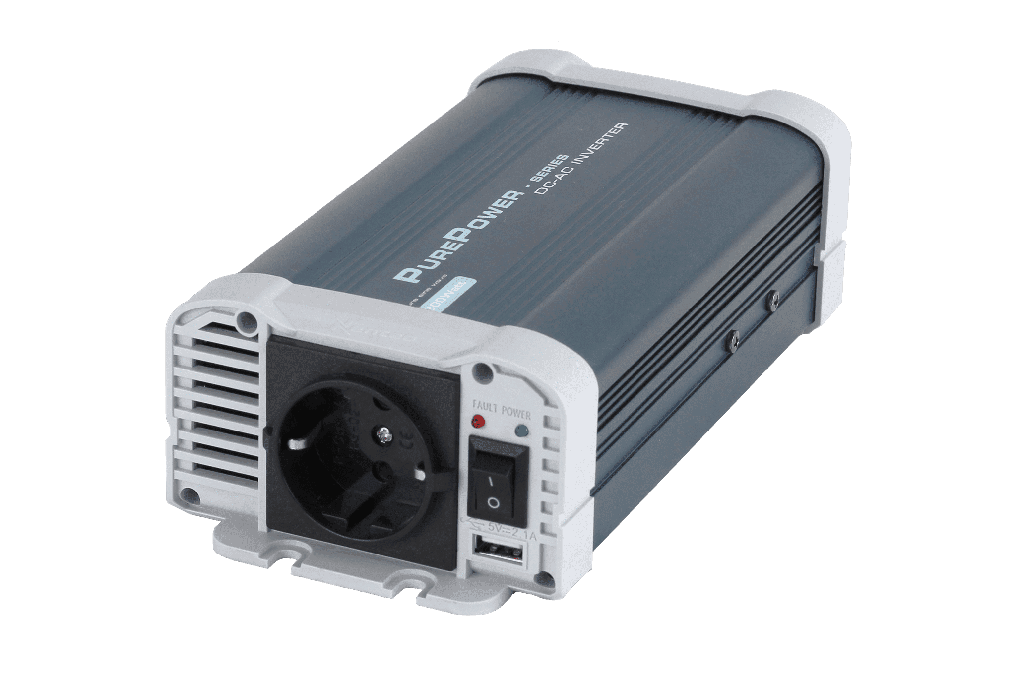 Afbeelding van PUREPOWER INVERTER 12VDC-230VAC 300 WATT