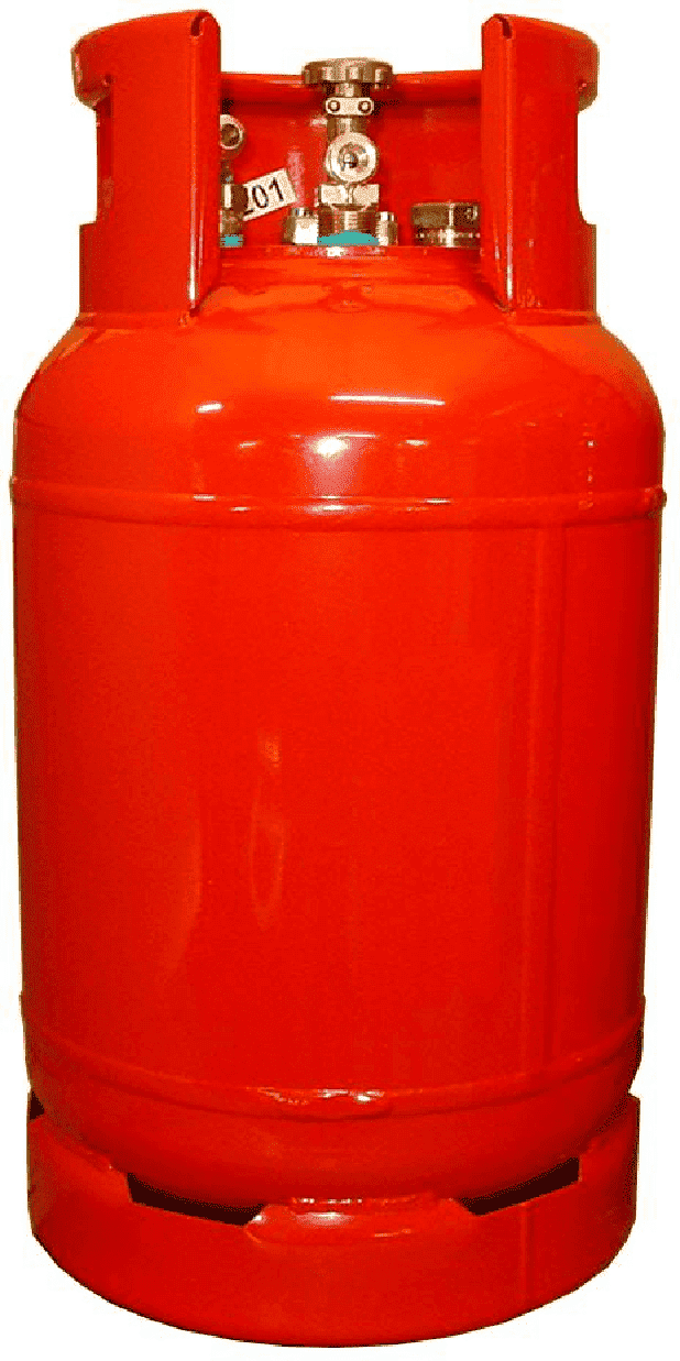 Afbeelding van LPG TANK STAAND STAAL 12 LITER KNIE