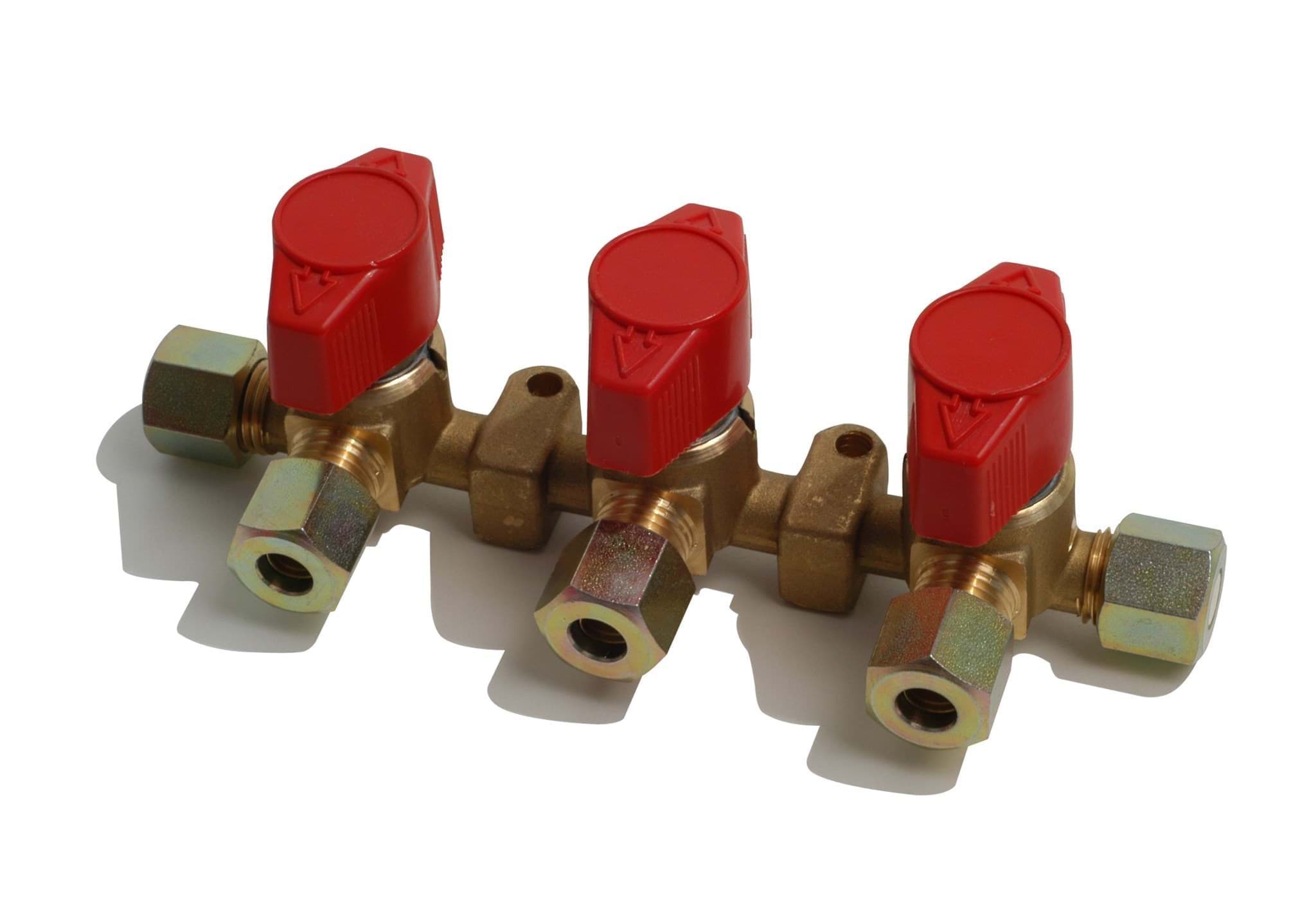 Afbeelding van RECA SNELSLUITKRAAN 8 MM 3-WEG - BLIBOX (SIZE 08)
