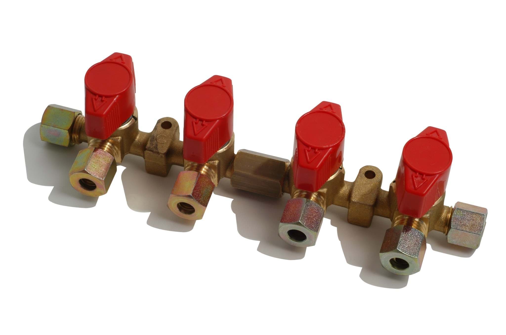 Afbeelding van RECA SNELSLUITKRAAN 8 MM 4-WEG - BLIBOX (SIZE 08)