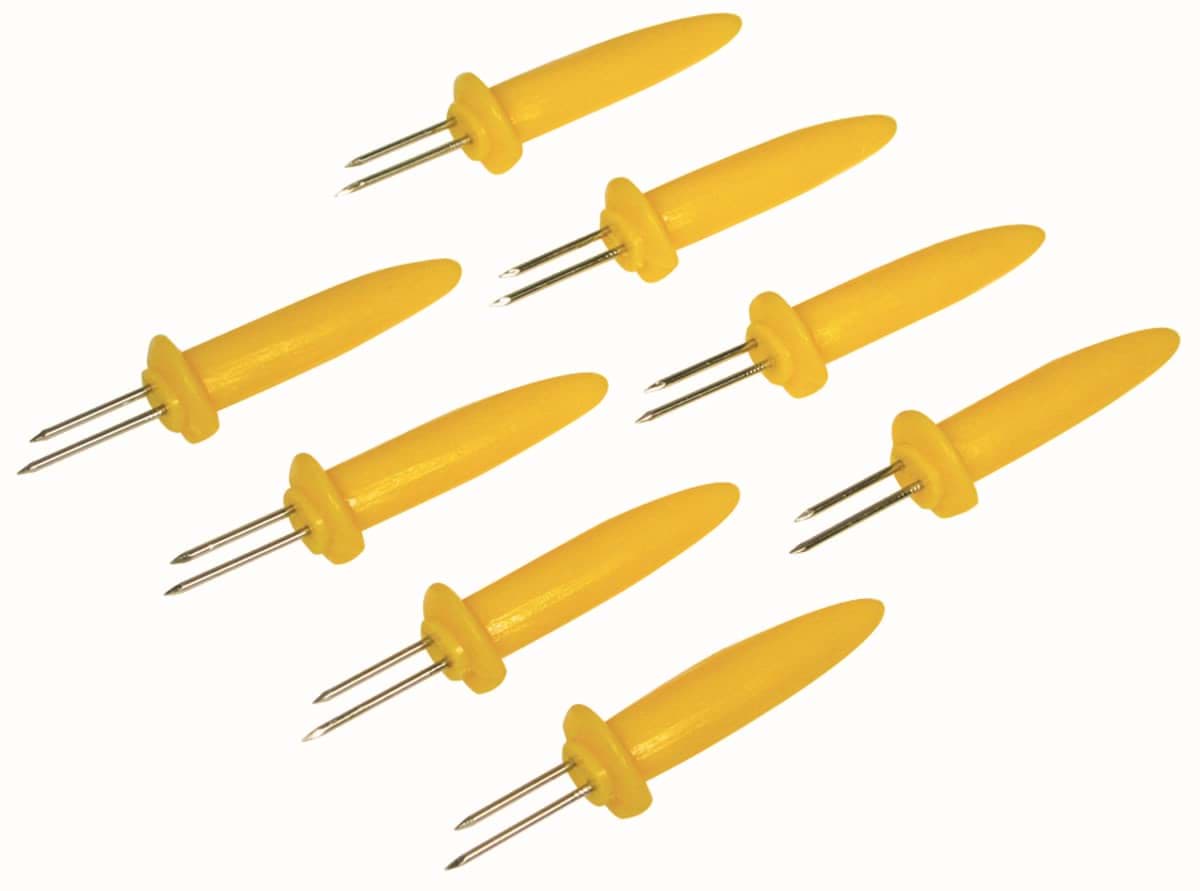 Afbeelding van GRILL PRO PLASTIC MAISKOLFHOUDERS - 8 STUKS